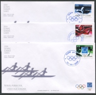 GIOCHI OLIMPICI ESTATE 2004 ATENE - FDC EMIRATI ARABI UNITED ARAB EMIRATES 03 FDC ANNULLO SPECIALE - 27 - Sommer 2004: Athen