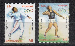 BANGLADESH, 2000, Sydney Olympic Games,  Olympics, Set 2 V, Sports, Shot Put, MNH,  (**) - Summer 2000: Sydney