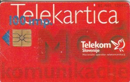Slovenia, 028, 100 Units, Strenght Of Communication / Advent Wreath, Christmas, 2 Scans.  Please Read - Slowenien
