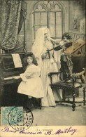 LA MUSIQUE CARTE G B BONNE SOEUR AVEC ENFANTS - Collections, Lots & Séries