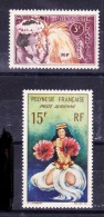 POLYNESIE  1964   YT  PA 7 + 28   NEUFS * - Unused Stamps