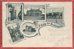Delcampe - 67 - GRUSS Aus BUCHSWEILER - BOUXWILLER - Multivues - Bahnhof - Gare - Bouxwiller