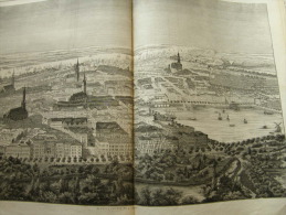 HAMBURG - Article + Large Print -1849-Holzsicht - Engraving-ILZ1849.18 - Stiche & Gravuren