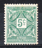 COTE D'IVOIRE YT TAXE 9 Neuf - Neufs