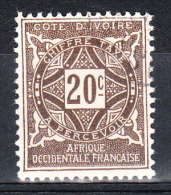 COTE D'IVOIRE YT TAXE 12  Neuf - Unused Stamps