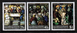 ST. KITTS NEVIS    Scott  # 319-21**  VF MINT NH - San Cristóbal Y Nieves - Anguilla (...-1980)