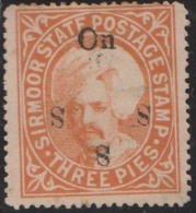 India, Princely State Sirmoor, Service Overprint, Mint Inde Indien Condition As Per The Scan - Sirmoor