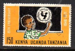 Kenya KUT 1972 UNICEF 1/50 Value, Used - Kenya, Oeganda & Tanzania