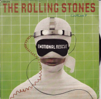 DISQUE -45 T- ROLLING STONES -  EMOTIONAL RESCUE- 1980- - Rock