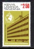 Kenya KUT 1973 Interpol Police 2/50 Value, MNH - Kenya, Uganda & Tanzania