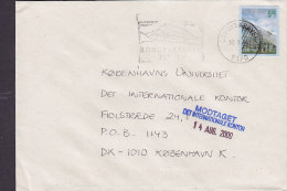 Norway Deluxe Slogan LONGYEARBYEN 2000 Cover Brief To KØBENHAVN K. Denmark 3-Sided Dom Von Hamar - Lettres & Documents