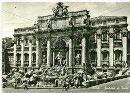 Roma - Fontana Di Trevi - 22 - Formato Grande Viaggiata - S - Altare Della Patria