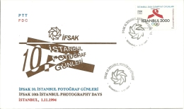 Turkey; Special Postmark 1994 10th Istanbul Photography Days (IFSAK) - Fotografía