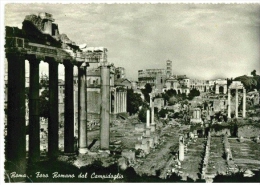 Roma - Foro Romano Del Campidoglio - Formato Grande Viaggiata Mancante Di Affrancatura - S - Altare Della Patria