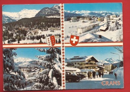 ACM2-53 Multivues Crans Sur Sierre. Cachet 1976 Pour Collonges. - Sierre