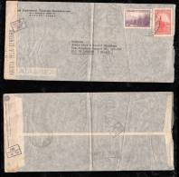 Argentina 1943 Censor Airmail Cover To Rio De Janeiro Brazil - Brieven En Documenten