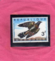 RWANDA 1967 FAUNA BIRDS SOLITARY CUCKOO BIRD -  UCCELLO MNH - Ungebraucht