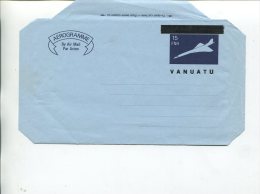 (999) Vanuatu Aerogramme - Concorde - Vanuatu (1980-...)