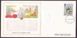 Great Britain On Cover - 1985 - Insects - Bumble Bee - Lettres & Documents