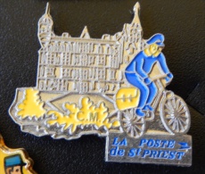 Pin's Vélo Cyclisme La Poste De Saint Priest - Radsport