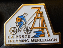 Pin's Vélo Cyclisme La Poste Freyming Merlebach - Radsport