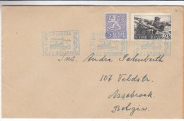 Exposition Philatélique - Finlande - Lettre De 1956 - Oblitération Spéciale - Bateaux - Cartas & Documentos