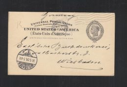 USA Stationery 1904 To Germany - 1901-20