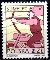 POLAND 1996 Signs Of The Zodiac - 2z. - Archer On Motor Cycle (Sagittarius)  FU - Gebraucht