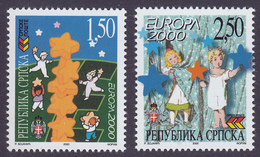 Bosnia Serbia 2000 Europa CEPT, Set MNH, LUX Quality - 2000