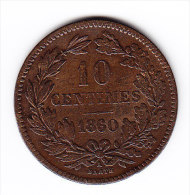 COINS   LUXEMBOURG   KM 23.2    1860.   ( 14 ) - Luxembourg