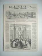 GRAVURE 1861. POLOGNE.. A VARSOVIE BENEDICTION DONNEE CELEBRE EN L’HONNEUR DU PRINCE CZARTORYSKI. - Prints & Engravings