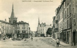 CPA 43 CRAPONNE LA GRANDE PLACE - Craponne Sur Arzon