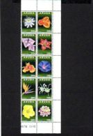 Aruba 2013   Bloemen 10w Samenhangend    Postfris/mnh/sans Charniere - Nuevos