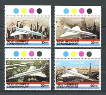 Nlle Hébrides 1978  N° 531/534 ** Neufs MNH Superbes Cote 15 € Avions Planes Concorde Transports Supersonique Paris - Nuovi