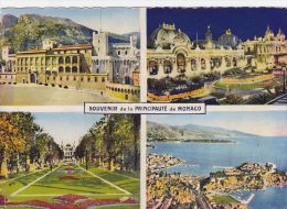 Cp , PRINCIPAUTÉ De MONACO , Souvenir , Multi-Vues - Mehransichten, Panoramakarten