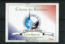 Coteaux Des Baronnies Cuvée Du CMD DE METZ - Militares