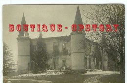 87 - SAINT PRIEST TAURION - Chateau Du Mazeau Après L'Incendie - Carte Photo Rare - Saint Priest Taurion