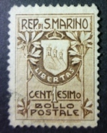 SAN MARINO 1907: Sassone 47 / YT 47, O - FREE SHIPPING ABOVE 10 EURO - Oblitérés