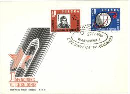 FILATELIA - FDC - KOSMOS - COSMO - ANNO 1961 - POLONIA - POLSKA - FDC