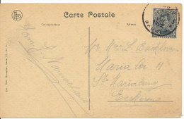 1922 Zichtkaart "Bruges Uai Du Rosaire" Van  Brugge Naar Eeckeren Met PZ 183!!  Zie Scan(s) - Covers & Documents