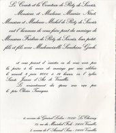 VP711 - VERSAILLES - Mariage De Mr F. DE RETZ X S. GACH / CHEVREUSE / LE CHESNAY / LESIGNAN / CHATOU - Wedding