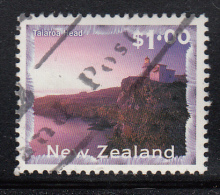 New Zealand Used Scott #1636 $1 Taiaroa Head Lighthouse - Gebruikt