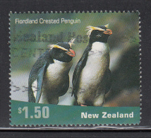New Zealand Used Scott #1748 $1.50 Fiordland Crested Penguins - Gebraucht