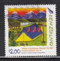 New Zealand Used Scott #2097 $2 Gemma Baldock 'What Christmas Means To Me' Stamp Design Competition - Usati