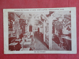 Massachusetts > Northampton  Interior Wiggins Tavern At Hotel Northampton 1938 Cancel      Ref 1132 - Northampton