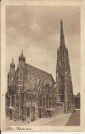 AUSTRIA  – VINTAGE POSTCARD WIEN – STEPHANSDOM – WRITTEN ON BACK – NOT MAILED – NOT  SHINING – ANIMATED REPOS3079 B.K. W - Stephansplatz