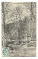 Cp, 85, La Forêt De Mervent, Le Pont Rustique De Pierre-Brune, Voyagée - Sonstige & Ohne Zuordnung