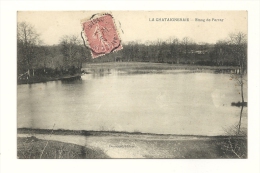 Cp, 85, La Chataigneraie, Etang De Parray, Voyagée 1905 - La Chataigneraie