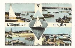 Cp, 85, L'Aiguillon-sur-Mer, Multi-Vues, Voyagée 1962 - Sonstige & Ohne Zuordnung