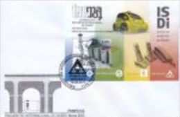 RG)2013, ELECTRIC CAR-TELEPHONE-RECYCLING, DESIGN INTERNATIONAL ENCOUNTER, FDC, XF - Airmail